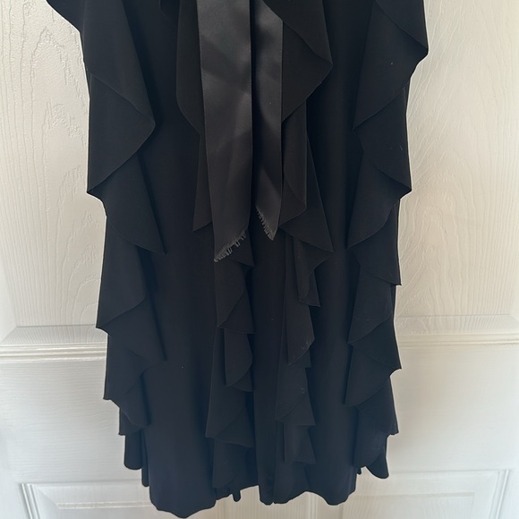 Vintage Cache dress with bow and ruffles - Picture 3 of 5